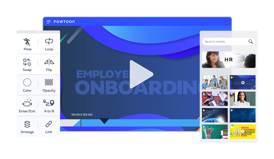 hr video template